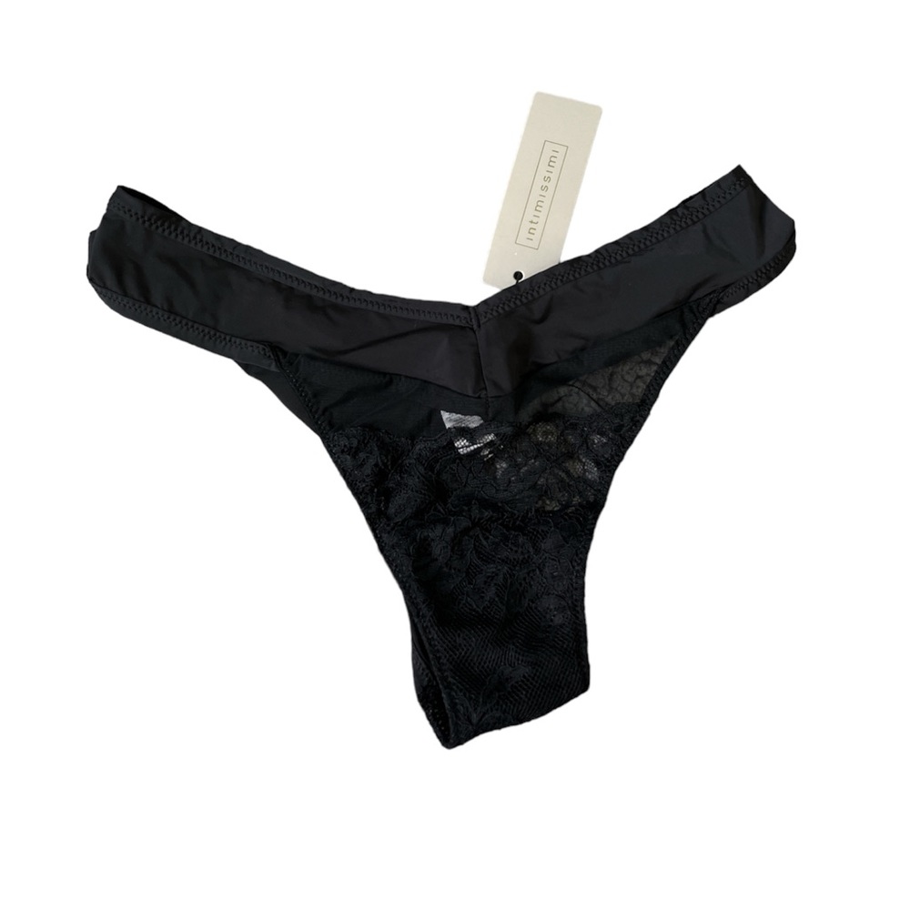 intimisimi lace microfiber thong